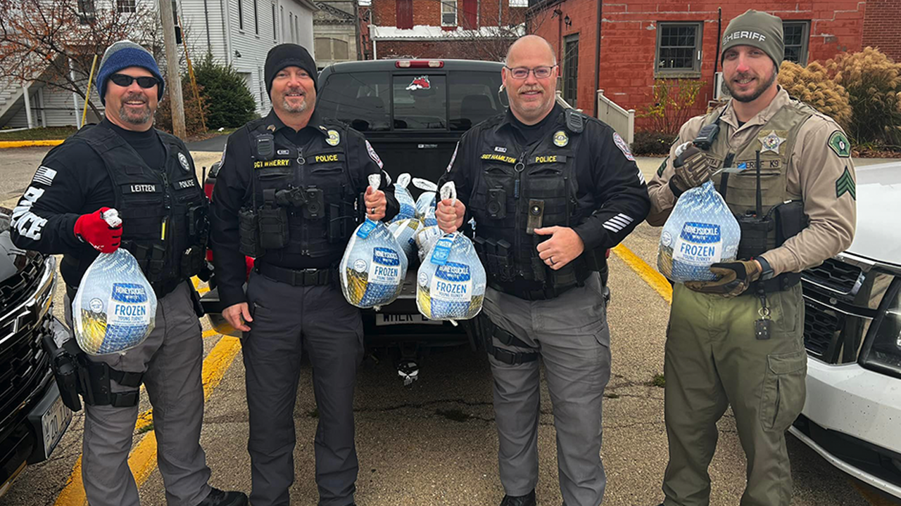 Offenders Get a Thanksgiving Surprise: Police Swap Traffic Tickets for Turkeys!