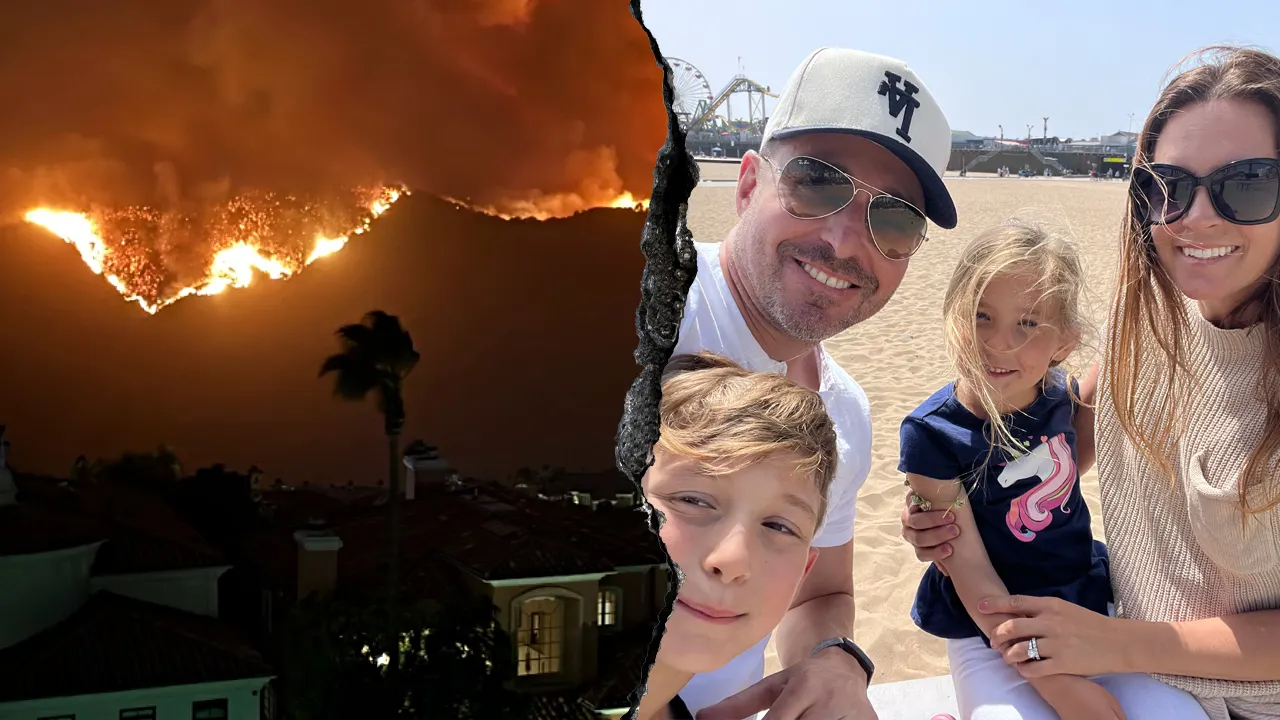 California Father Blasts Leadership Amid Desperate Fight to Save Home from Wildfires