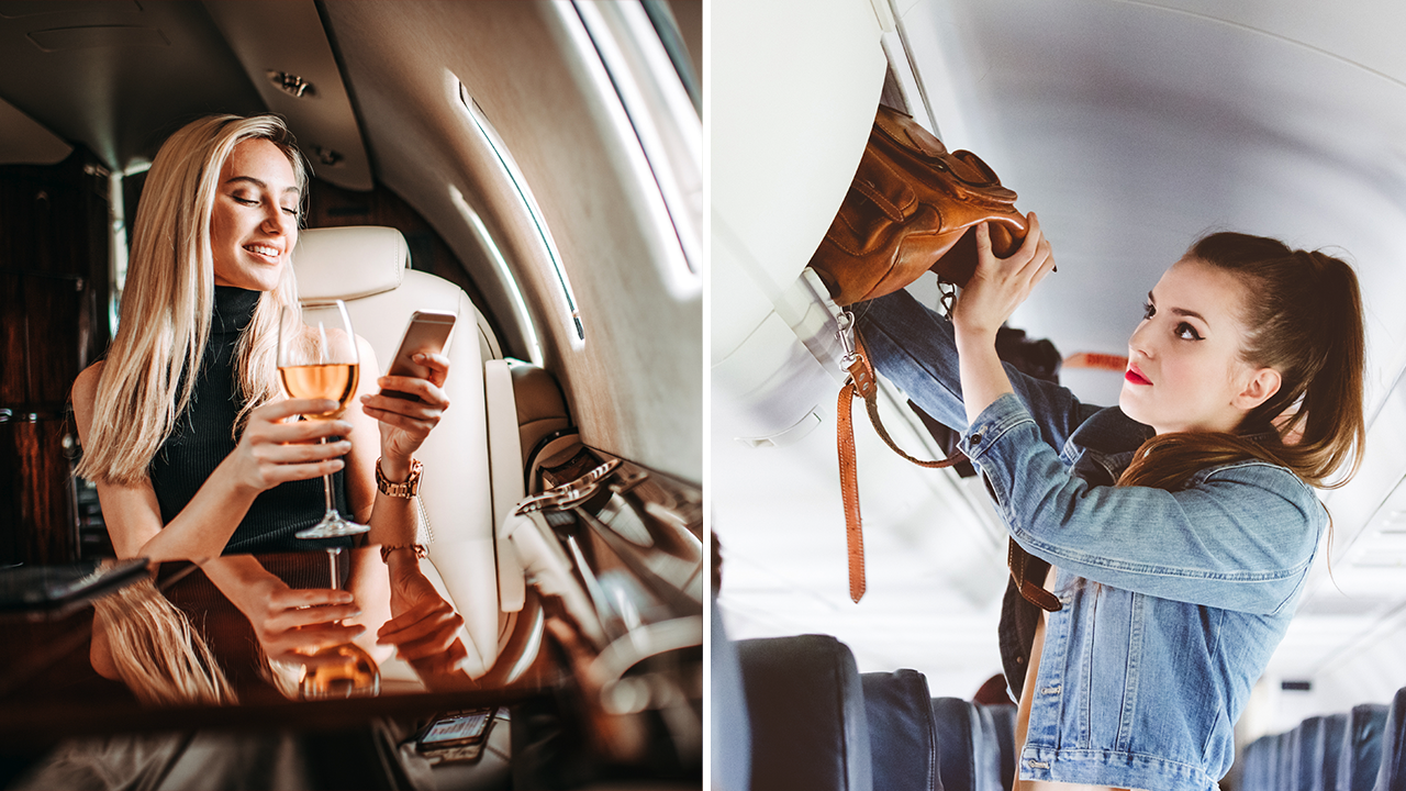 Luggage in a First-Class Seat? Passenger Captures Controversial Airline Moment Sparking Social Media Outrage!