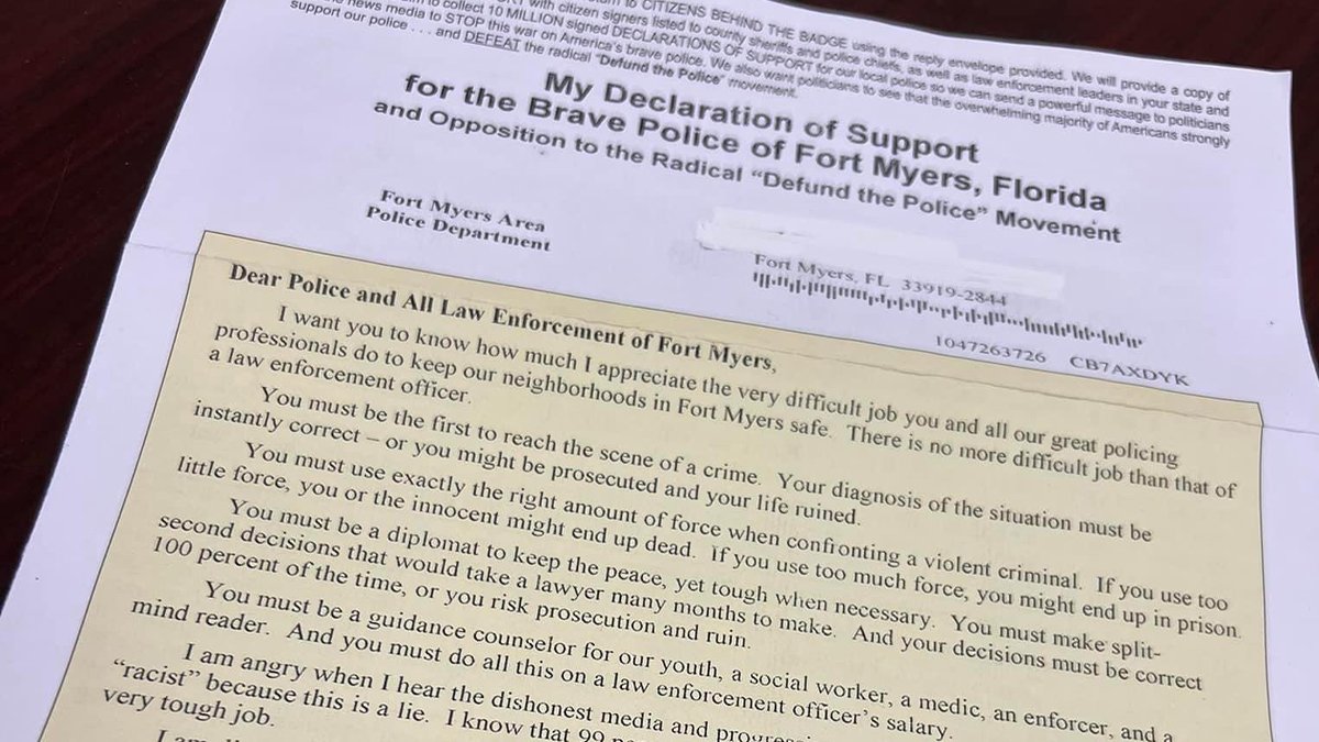 Police warn of mail scam circulating Fort Myers