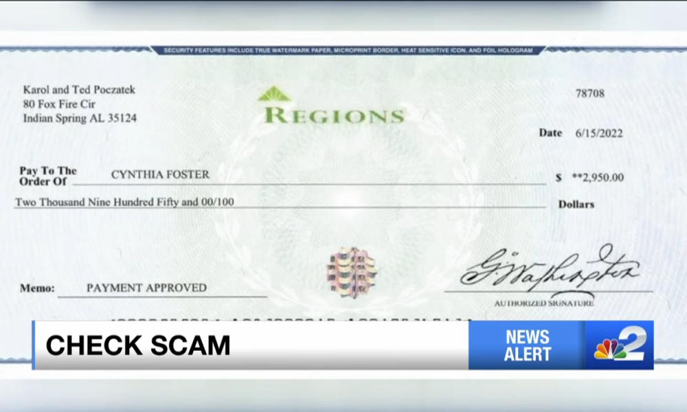 Better Business Bureau warns of new mail check scam