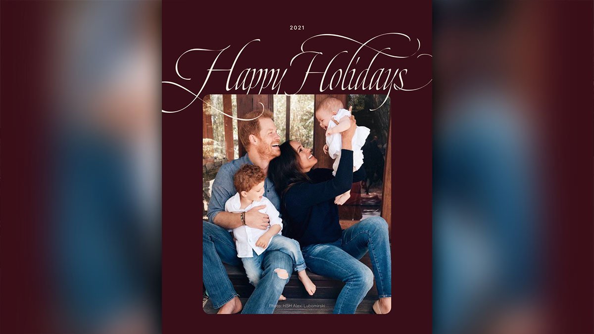 Harry and Meghan release first photo of daughter Lilibet in holiday card