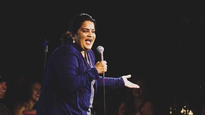 Comedian Zarna Garg — who grew up in India and who's popular on social media, especially TikTok with 12 million likes — performs July 23-24, 2022, at Off The Hook Comedy Club, her first-ever standup shows in Naples.