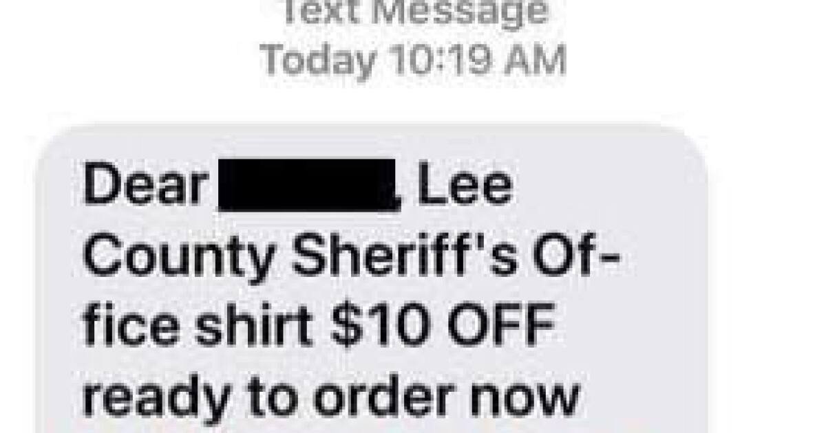 LCSO warns against text scam