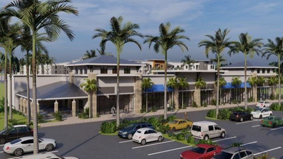 An artist’s conception of the new Hammock Park Center to be constructed by FL Star on Collier Boulevard in South Naples.