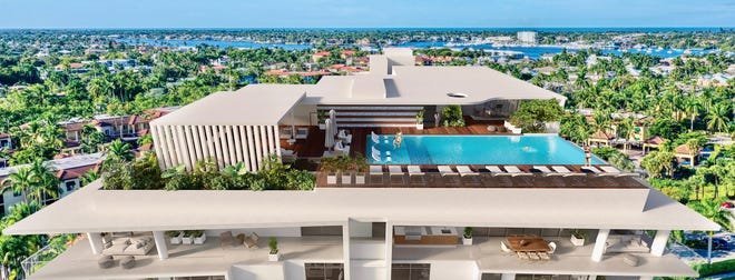 From the rooftop of the 15-story Aura at Metropolitan Naples, every resident will enjoy the view of downtown Naples, Naples Bay and even the Gulf of Mexico.