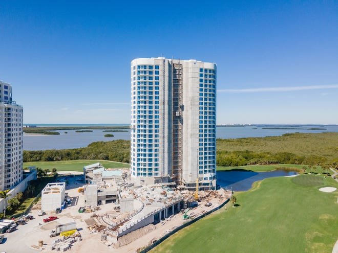 With construction of The Ronto Group’s Omega high-rise tower at Bonita Bay progressing as planned and on schedule for completion by the end of this year, luxury homebuyers who make their purchase decisions now will be in their new residences by the 2023 winter season.