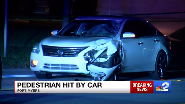 Pedestrian rushed to hospital after Fort Myers crash