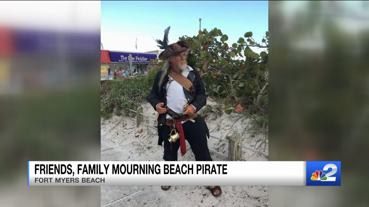 Friends, family mourning death of Fort Myers Beach pirate