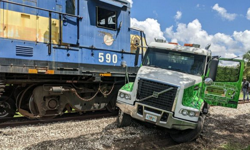 Train collides with truck at Fort Myers intersection, injuries unknown