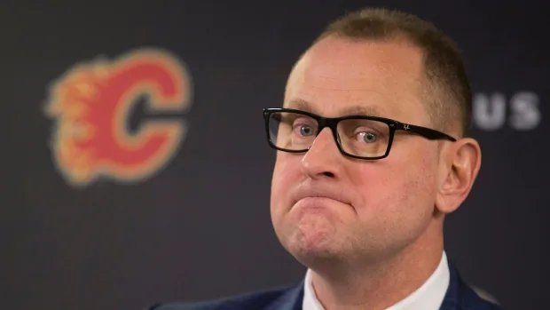 'We're going to deal with it': Flames GM Treliving on losing Tkachuk, Gaudreau