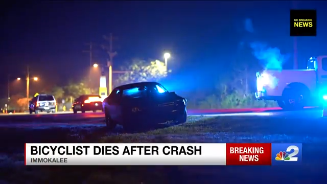 Bicyclist killed in Collier County car crash