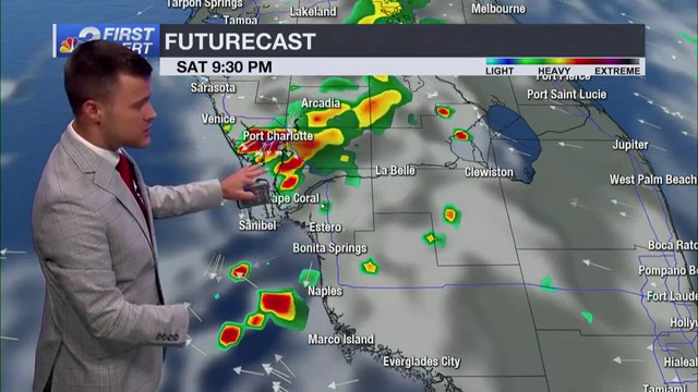 Forecast: Cloudy Saturday with storms through the evening