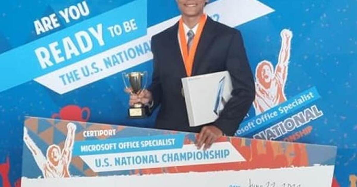 Dunbar High School student wins second Microsoft National Championship
