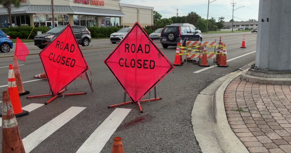 Traffic back to normal after manhole failure led to closure at Cape Coral Pkwy.