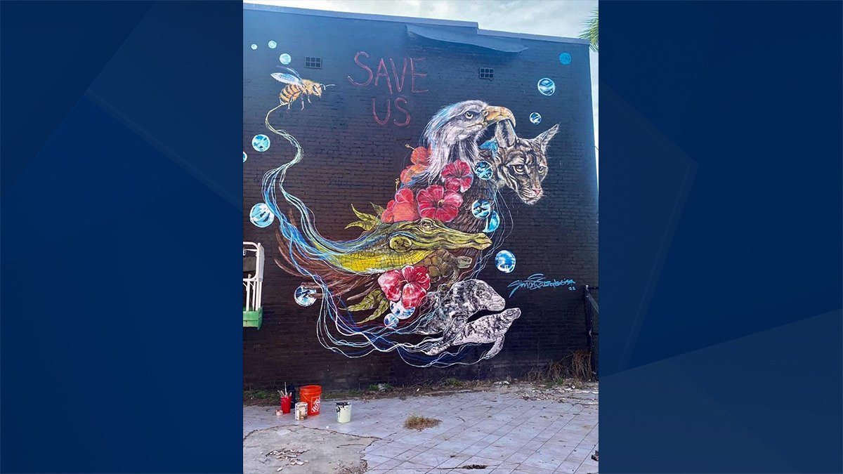 Wildlife mural completed in downtown Fort Myers