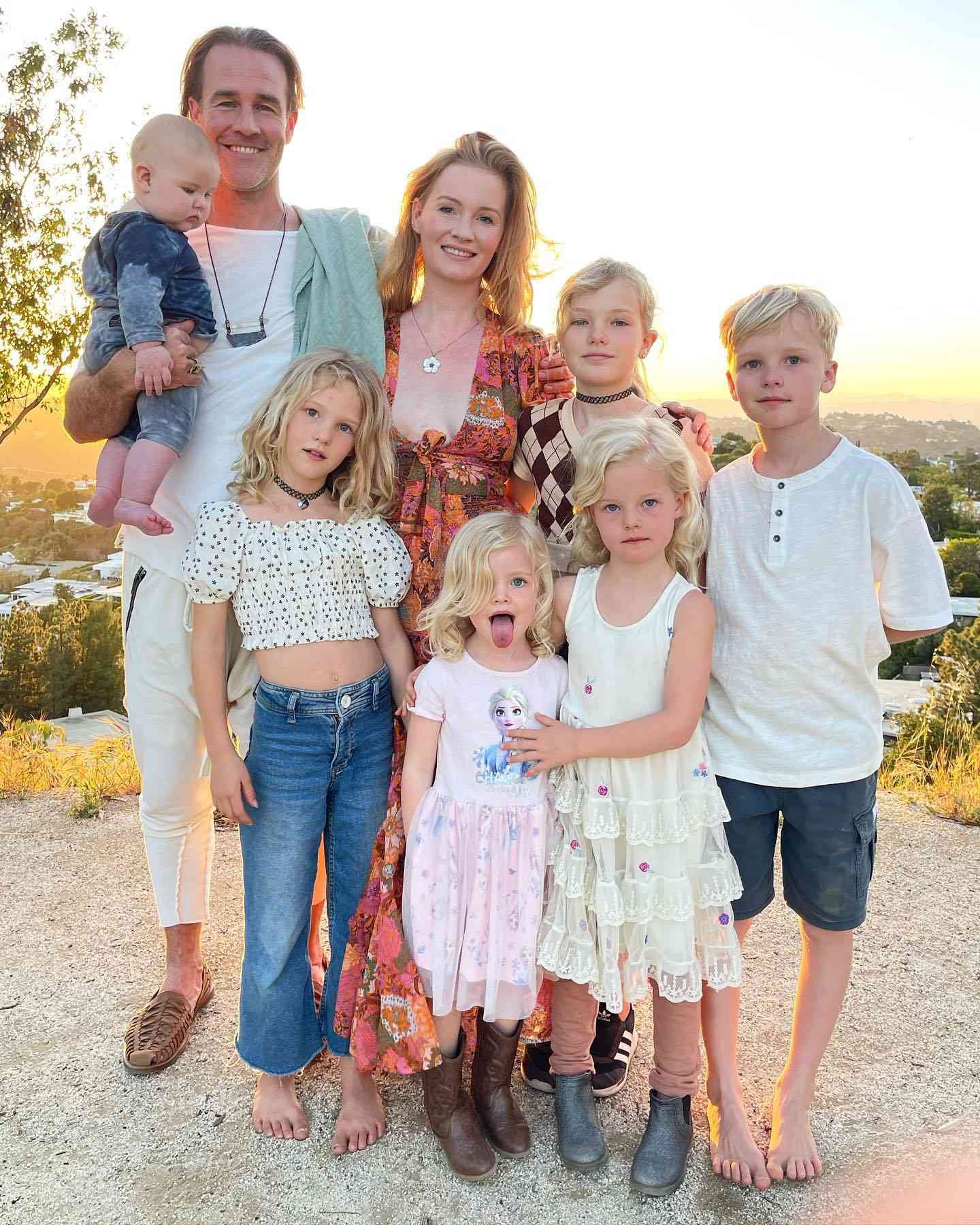 James Van Der Beek and His Family Look Ahead to 2023