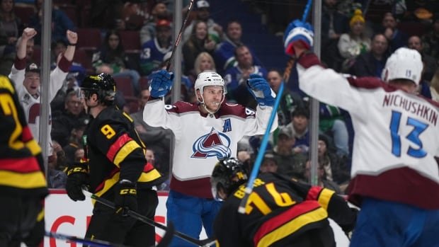 Struggling Canucks fall to Avalanche for 6th loss in 7 games
