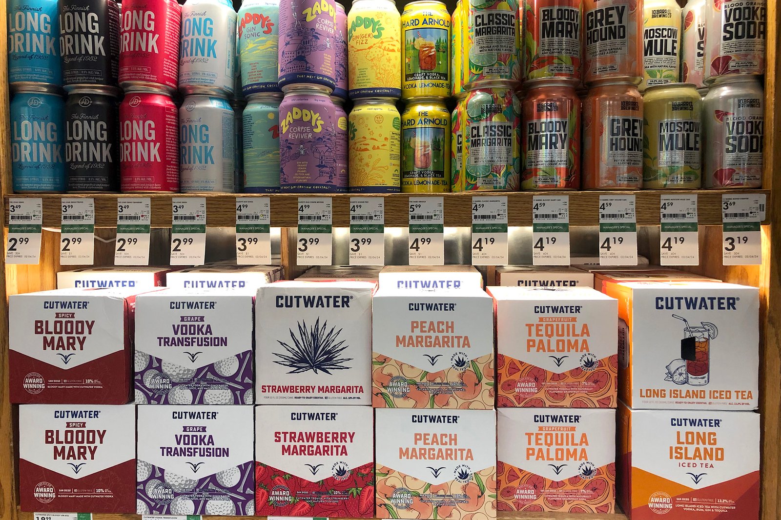 California bill would make finding canned cocktails easier