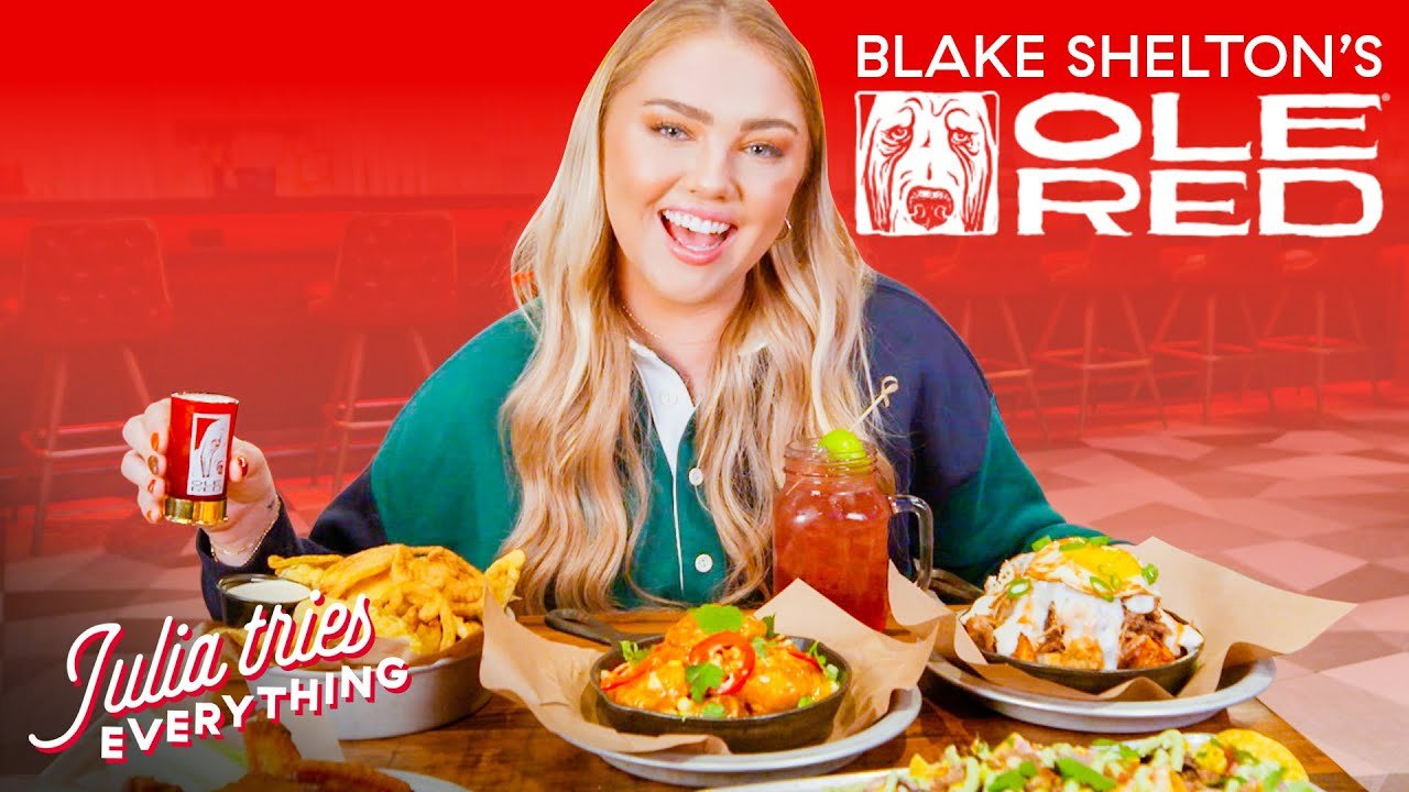 Trying 24 Of The Most Popular Menu Items At Blake Shelton's Ole Red
