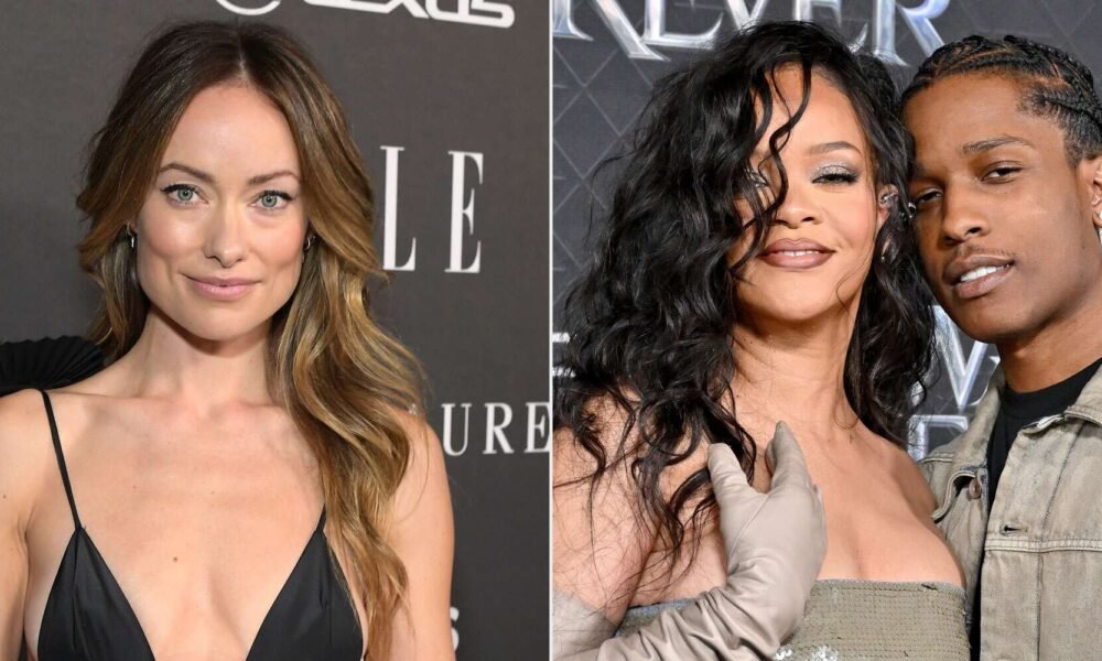 Olivia Wilde reacts to thirsting claims over ASAP Rocky, Rihanna