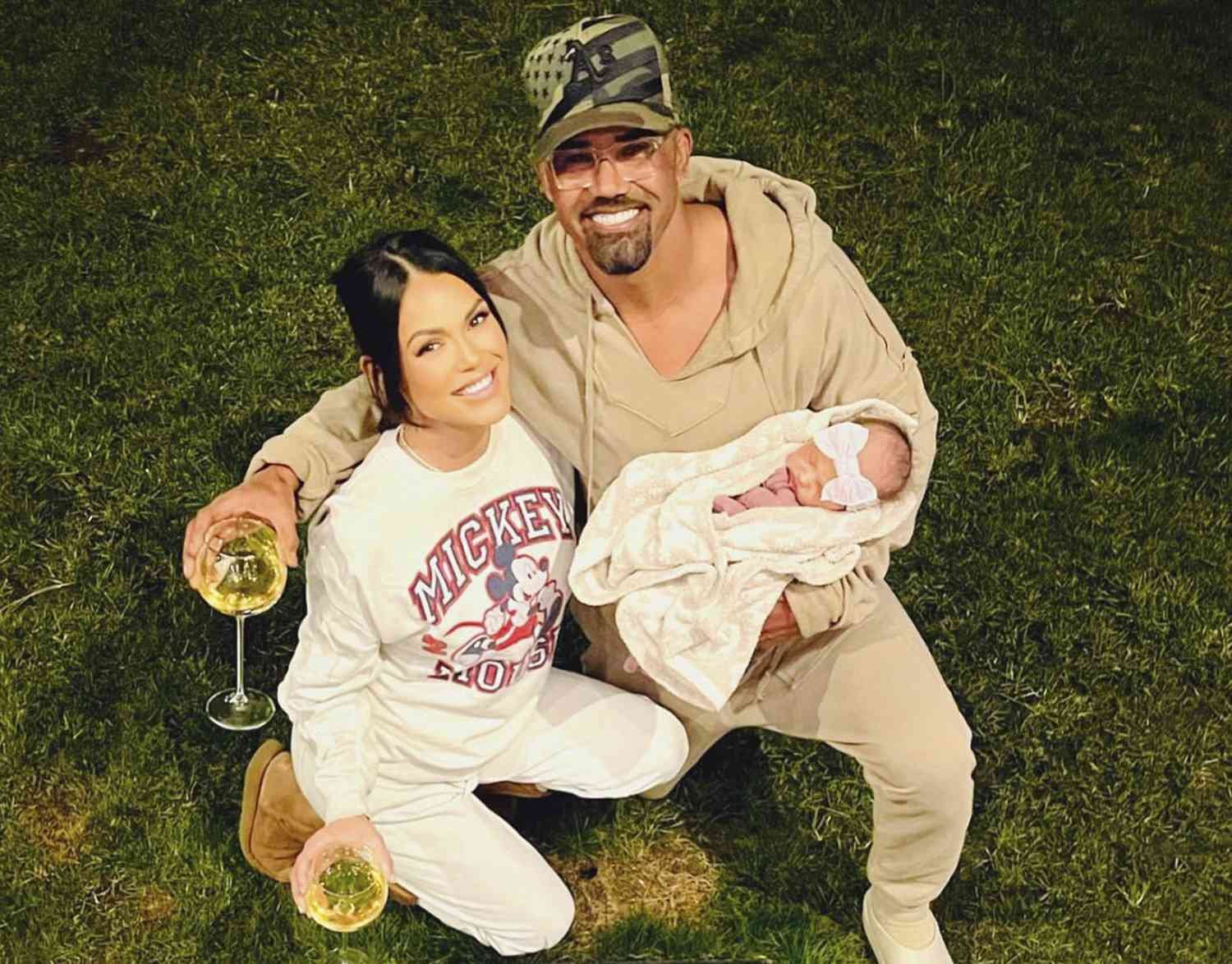 Shemar Moore Visits Mom's Grave with Baby Frankie in Bittersweet Photo