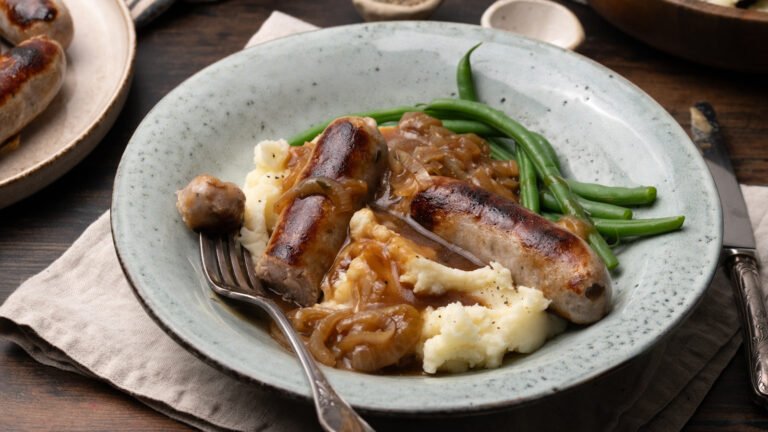 Recipe for Bangers and Mash with Stout Onion Gravy – S.W. Florida Daily ...