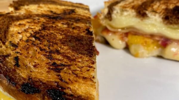 Savory Stone Fruit & Bacon Grilled Cheese: A Mouthwatering Twist You Need to Try!