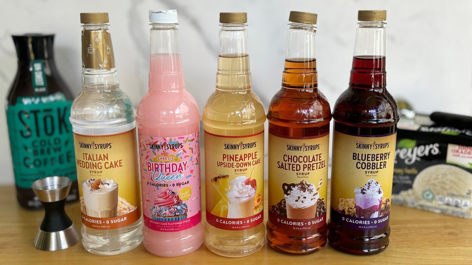 Deliciously Sweet: Crafting Irresistible Drinks with Jordan’s Skinny Mixes Dessert Collection!