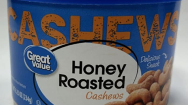 Great Value Honey Roasted Cashews Recalled for Undeclared Allergen Risks