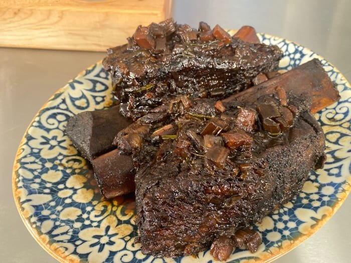 Slow-Cooked Bone-In Short Ribs