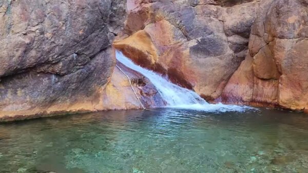 Discover the Incredible Natural Water Slide at Little Backbone Creek in California!